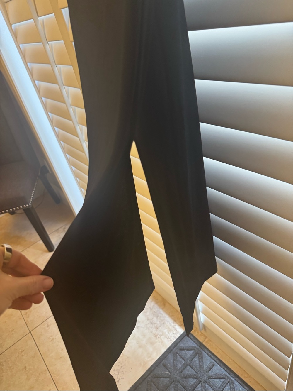 Ann Taylor Black Sleeveless Maxi Dress with Side Slit – Size 4 - Picture 5 of 7